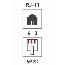 Рoзетка телефонная внешняя PROconnect, 1 порт RJ-11(6P-2C), категория 3, (50 шт/уп)