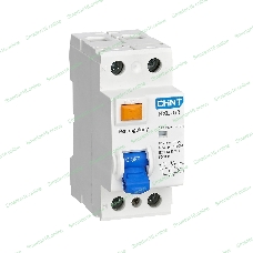 Выключатель дифференциального тока CHINT (УЗО) 1п+N 25А 30мА тип AC 6кА NXL-63