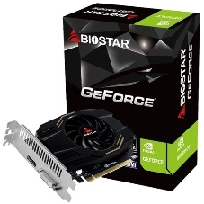 Видеокарта Biostar GeForce GT 1030, 4 GB GDDR4, 64 bit, HDMI, DVI-D, GPU 1152 MHz