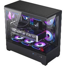 Корпус Bloody CC-128-BK, Midi-Tower, чёрный