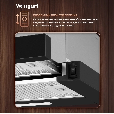 Вытяжка Weissgauff TEL 500 Black Glass