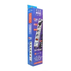Фильтр-удлинитель Power Cube B 5,0 м 5 розеток (серый) 10А/2,2 кВт