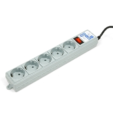 Сетевой фильтр Powercube SPG-B-10 3 м, 5 розеток, серый, коробка