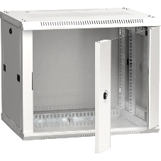 Шкаф ITK LINEA W 9U 600x450 мм дверь стекло, RAL7035