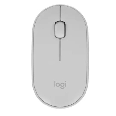 Мышь беспроводная Logitech Pebble M350 белый, 1000 dpi, радиоканал, Bluetooth, USB, кнопки - 3