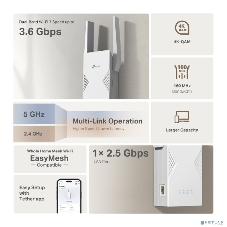 Усилитель беспроводного сигнала Wi-Fi TP-Link RE235BE