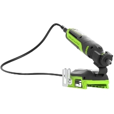 Прямошлифовальная машина (гравер) аккумуляторный GreenWorks G24RT, 24V, бесщеточный, с принадлежностями 52 шт., без АКБ и ЗУ (3200807)