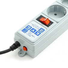 Сетевой фильтр Powercube SPG-B-10 3 м, 5 розеток, серый, коробка