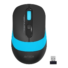 Мышь беспроводная A4Tech Fstyler FG10S черный/синий, 2000 dpi, радиоканал, USB, кнопки - 4