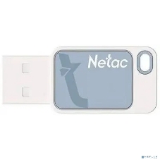 Флешка USB Netac UA31 (NT03UA31N-008G-20BL), 8Gb, USB 2.0, R/W 110/45, синий/белый