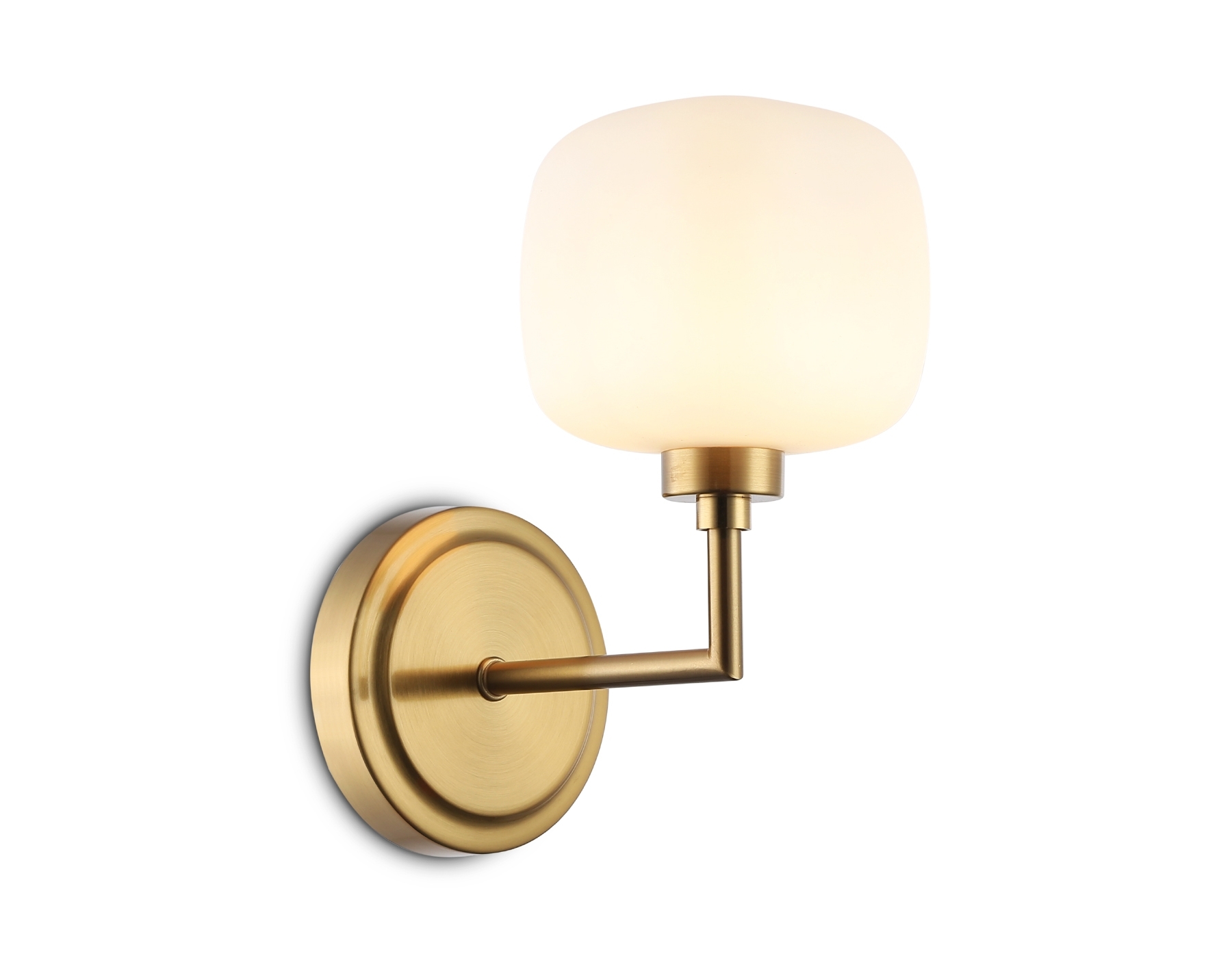 Настенный светильник Ambrella light LH53021 BS/FR латунь/белый матовый G9 max 40W 195*120*230