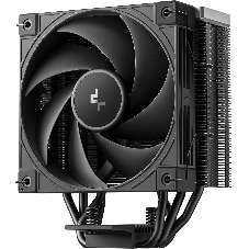 Кулер для процессора DEEPCOOL AK400 G2 LGA1851/1700/1200/115X/AM5/AM4 (12шт/кор, TDP 220W, PWM, Fan 120мм, 4 тепл. Трубки, Wood-grain top cover, черный) RET (R-AK400G2-BKNNMN-GJD)