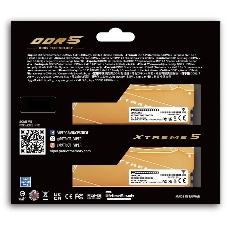 Оперативная память Patriot Viper Xtreme 5 Aurum, DDR5, 32GB (2x16GB), 6000 MHz, CL30, с радиатором, золотистый