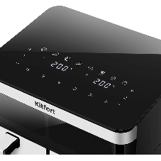 Аэрогриль Kitfort КТ-8110 черный, 2700 Вт, 8.6 л, сенсор, 8 программ