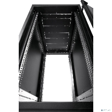Шкаф телекоммуникационный напольный 18U (600x800) дверь стекло, черный (ШТК-М-18.6.8-1ААА-9005)