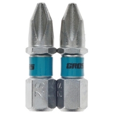 Набор бит Gross 11351 РН2x25, сталь S2, 2 шт