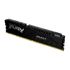 Оперативная память Kingston Fury Beast Black, DDR5, 32GB (1x32GB), 5600 MHz, CL36, с радиатором, чёрный