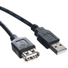 Кабель-удлинитель TELECOM USB2.0 Am-->Af 1,5 м черный TUS6990-1.5M