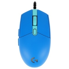 Мышь проводная Logitech G102 LIGHTSYNC синий, 8000 dpi, USB, кнопки - 6