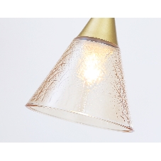 Светильник Ambrella light TR3173 BK/GD черный/золото E27 max 60W D155*1000