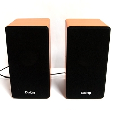 Акустическая система Dialog AST-20UP - акустические колонки 2.0, 6W RMS, Cherry, питание от USB