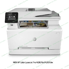 МФУ лазерное HP Color LaserJet Pro M283fdw (7KW75A), A4, цветной, печ. до 21 стр/мин., скан. до 26 стр/мин. (ч/б) 22 стр/мин. (цвет), 600 x 600 dpi (печать) 300x300dpi (скан), USB, RJ-45, Wi-Fi, Air Print, Mopria