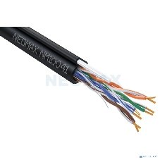 Кабель NEOMAX NM10041 Кабель UTP cat.5e 4 пары (305 м) 0.50мм внешний с тросом