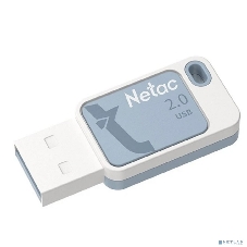 Флешка USB Netac UA31 (NT03UA31N-008G-20BL), 8Gb, USB 2.0, R/W 110/45, синий/белый