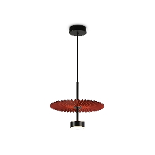 Светильник Ambrella light LH72613 BK/RD черный/красный 6W 3000K D300*260-1770