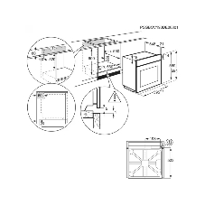 Электрический духовой шкаф Electrolux SurroundCook 500 SteamBake, приготовление на пару, объем 72 л, 15 режимов, очистка паровая, направляющие проволочные + телескопические (1 уровень), термощуп