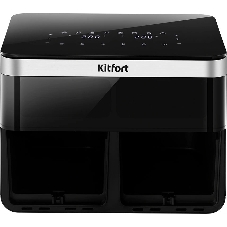 Аэрогриль Kitfort КТ-8110 черный, 2700 Вт, 8.6 л, сенсор, 8 программ