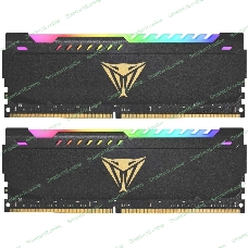 Оперативная память Patriot Viper Steel, DDR4, 16GB (2x8GB), 3600MHz, CL20, DIMM, с радиатором, RGB, черный