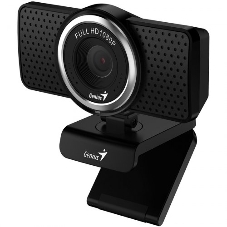 Веб-камера Genius eCam 8000 1920x1080, 30 кадр/с, USB Type-A, микрофон (шумоподавление), универсальное крепление