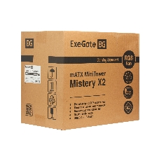 Компьютерный корпус Minitower ExeGate Mistery X2-NPX400