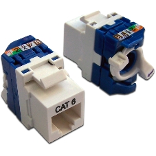 Модуль Keystone Tooless, RJ-45, кат.6, UTP, 180 градусов, белый