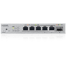 Коммутатор мультигигабитный Zyxel XMG-105, 5xRJ-45: 1/2.5G, 1xSFP+, настольный, бесшумный