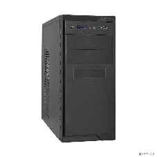 Компьютерный корпус Minitower ExeGate MA-372UX Black, mATX UN600, 120мм 2*USB+2*USB3.0, Audio