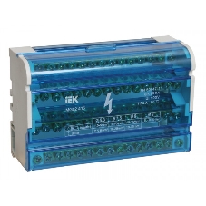 Шины на DIN-рейку в корпусе (кросс-модуль) IEK YND10-4-15-125 ШНК 4х15 3L+PEN