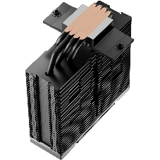 Кулер для процессора DEEPCOOL AK400 G2 LGA1851/1700/1200/115X/AM5/AM4 (12шт/кор, TDP 220W, PWM, Fan 120мм, 4 тепл. Трубки, Wood-grain top cover, черный) RET (R-AK400G2-BKNNMN-GJD)