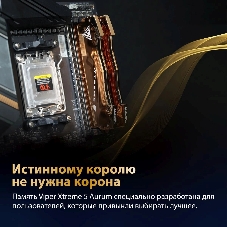 Оперативная память Patriot Viper Xtreme 5 Aurum, DDR5, 32GB (2x16GB), 6000 MHz, CL30, с радиатором, золотистый