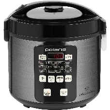 Мультиварка Polaris PMC 0593AD серебристый/черный, 5 л, 770 Вт, кнопки
