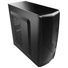 Компьютерный корпус Miditower Aerocool/Formula Cs-1102 черный ATX/micro ATX/mini ITX, USB 3.0 (без БП) 58133