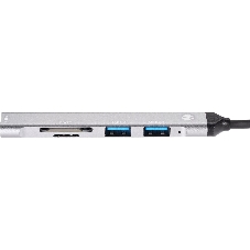 USB-концентратор VCOM DH297, USB 3.0/USB Type-C, USB/SD/TF, USB