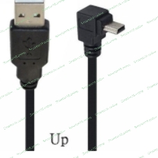 Кабель USB Type A на Mini USB угол вверх 1,5 м