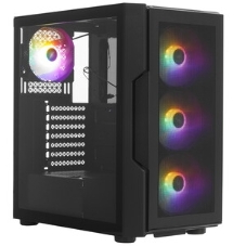 Компьютерный корпус 1STPLAYER TRILOBITE T7-P черный ATX 4x120мм LED fans T7-P-BK-4F1