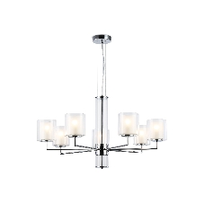 Люстра Ambrella light LH56003/7 СH/FR хром/белый матовый E14*7 max 40W D790*1260