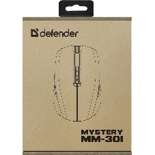 Мышь беспроводная Defender Mystery MM-301 фиолетовый, 1600 dpi, радиоканал, Bluetooth, USB, кнопки - 6