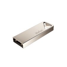 Флешка USB Netac U326 (NT03U326N-064G-20PN), 64Gb, USB 2.0, R/W 50/15, серебристый