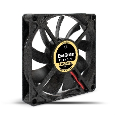 Вентилятор для корпуса ExeGate ExtraSilent ES08015S2P черный, 80 мм, 1600 об/мин, 16.5 дБ, 2 pin