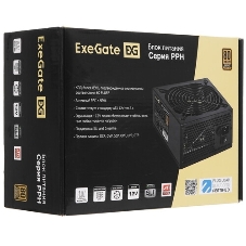 Блок питания ExeGate 400PPH (EX292159RUS-S), 400Вт, 80 PLUS Bronze, 120мм, черный